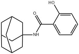 N-(1-adamantyl)-2-hydroxybenzamide Struktur