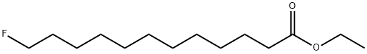 12-Fluorododecanoic acid ethyl ester 结构式