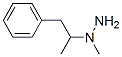 1-Methyl-1-(1-methyl-2-phenylethyl)hydrazine Structure