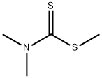 N,N-ジメチルジチオカルバミド酸メチル 化学構造式