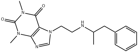Fenethylline Struktur