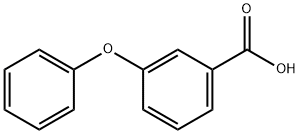 3-苯氧基苯甲酸, 3739-38-6, 结构式