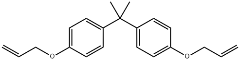 2,2-ビス[4-(2-プロペニルオキシ)フェニル]プロパン 化学構造式