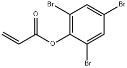 2,4,6-三溴苯丙烯酸酯 结构式