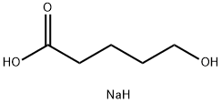 5-羟基戊酸钠, 37435-69-1, 结构式