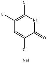 3,5,6-三氯吡啶-2-醇钠盐, 37439-34-2, 结构式