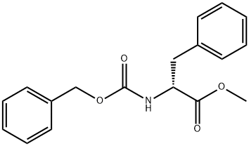 CBZ-D-フェニルアラニンメチルエステル 化学構造式
