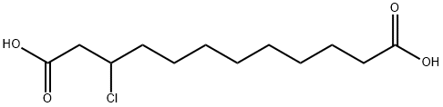 3-氯癸二酸, 37443-68-8, 结构式