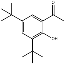 1-(3,5-ジ-TERT-ブチル-2-ヒドロキシフェニル)エタノン 化学構造式