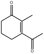 3-アセチル-2-メチル-2-シクロヘキセン-1-オン 化学構造式