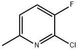 2-氯-3-氟-6-甲基吡啶, 374633-32-6, 结构式