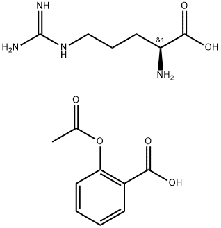 L-Arginine acetylsalicylate Struktur
