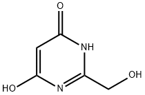 4(1H)-Pyrimidinone, 6-hydroxy-2-(hydroxymethyl)- (9CI) Struktur