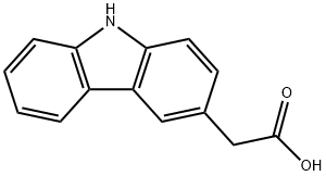 9H-CARBAZOL-3-YLACETIC ACID Structure