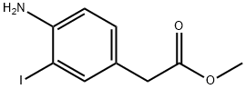 Methyl 2-(4-aMino-3-iodophenyl)acetate Struktur