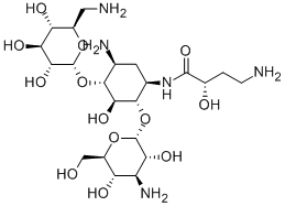 アミカシン 化学構造式