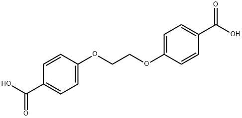 乙二醇双(4-羧苯基) 醚, 3753-05-7, 结构式
