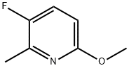 3-フルオロ-6-メトキシ-2-ピコリン 化学構造式