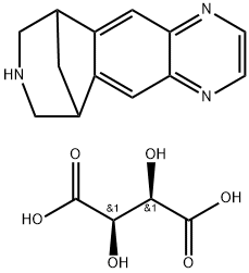 酒石酸伐仑克林, 375815-87-5, 结构式