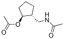 Acetamide, N-[[(1R,2S)-2-(acetyloxy)cyclopentyl]methyl]- (9CI) Structure