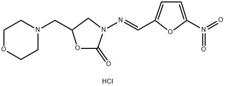 5-(Morpholinomethyl)-3-[[(5-nitro-2-furyl)methylen]amino]oxazolidin-2-onhydrochlorid