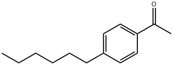 4'-N-HEXYLACETOPHENONE Structure