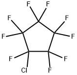 1-Chloro-1,2,2,3,3,4,4,5,5-nonafluorocyclopentane Structure