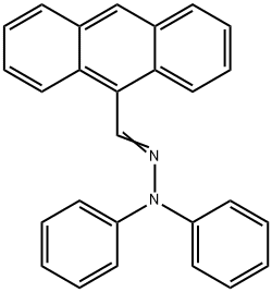9-蒽甲醛二苯基腙 结构式