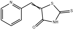 5-(2-Pyridylmethylene)-2-thioxo-2,3-dihydrothiazole-4(5H)-one Struktur