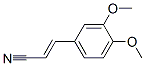 (E)-3-(3,4-dimethoxyphenyl)acrylonitrile Structure