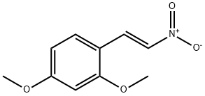 反-2,4-二甲氧基-β-硝基苯乙烯 结构式