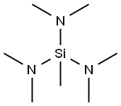 三(二甲氨基)甲基硅烷, 3768-57-8, 结构式