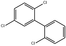 2,2',5-トリクロロ[1,1'-ビフェニル] 化学構造式