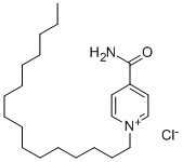 4-carbamoyl-1-n-hexadecylpyridinium chloride Structure