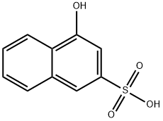 4-hydroxynaphthalene-2-sulphonic acid Structure