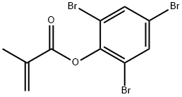 2,4,6-甲基丙烯酸三溴苯酯 结构式