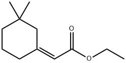 (Z)-2-(3,3-Dimethylcyclohexylidene)acetic acid ethyl ester Struktur