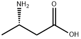 (3S)-3-アミノブタン酸 化学構造式