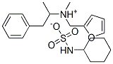 (+)-furfurylmethyl(alpha-methylphenethyl)ammonium cyclohexylsulphamate Structure