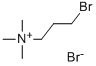 (3-ブロモプロピル)トリメチルアンモニウムブロミド 化学構造式