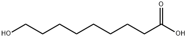 9-ヒドロキシノナン酸 化学構造式