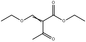 2-アセチル-3-エトキシアクリル酸エチル 化学構造式