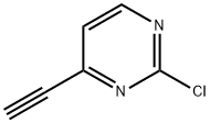 2-氯-4-乙炔基嘧啶 结构式