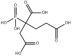 2-膦酸丁烷-1,2,4-三羧酸 结构式