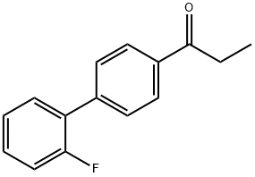 4'-(2-フルオロフェニル)プロピオフェノン 化学構造式