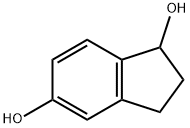 2,3-ジヒドロ-1H-インデン-1,5-ジオール 化学構造式