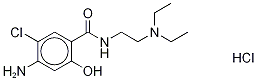 O-DESMETHYL METOCLOPRAMIDE, HYDROCHLORIDE Struktur