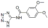 Benzamide, 3,4-dimethoxy-N-1H-tetrazol-5-yl- (9CI) Struktur