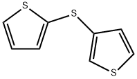 2-(3-噻吩基硫代)噻吩, 3807-37-2, 结构式