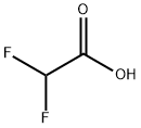 ジフルオロ酢酸 化学構造式